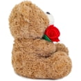 thumbnail image 4 of Guvpev 9" Teddy Bear Stuffed Animal, Hugging Rose, Super Soft  Romantic Teddy Bear Plush Toy, Valentine's Day, Mother's Day &  Graduation Gift, Brown, 4 of 7