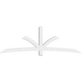 thumbnail image 2 of 96"W x 32"H x 4"D x 4"F, 8/12 Pitch, Davenport Architectural Grade PVC Gable Bracket, 2 of 8