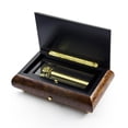 thumbnail image 2 of Traditional 50 Note Sankyo Musical Instrument Theme Inlay Grand Music Box - Speak Softly Love (2 parts), 2 of 2