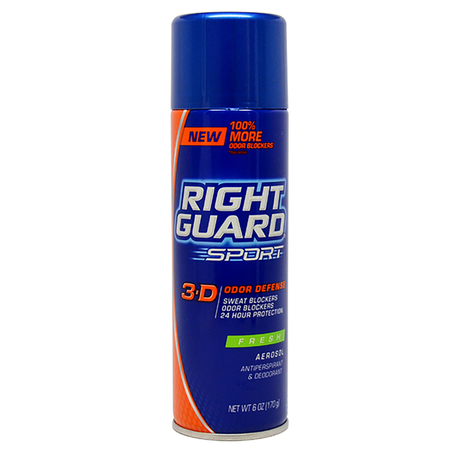 Sport 3D Odor Defense Antiperspirant & Deodorant Aerosol Spray,Fresh