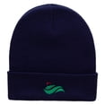 thumbnail image 5 of Golf Cup and Greens Embroidered 12 inch Acrylic Cuffed Long Beanie - Navy OSFM, 5 of 5