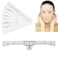 thumbnail image 1 of Autocollant Sourcils Outil de Maquillage pour Marquages Symétriques, Taille Dorée pour Appel Universel, Règles de Sourcils Jetables pour Résultats Parfaits, 1 of 5