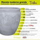 thumbnail image 3 of Maceta moderna para exteriores grande 52.5cm de alto TRIBE de Polietileno ultra ligera Artego Japi, 3 of 9