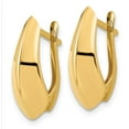 thumbnail image 6 of Auriga 14k Yellow Gold Polished Hoop Earrings for Women, 6 of 6