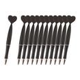 thumbnail image 4 of 12 bolígrafos con forma de corazón para fiesta de San Valentín, tinta negra, novedosos bolígrafos con forma de corazón. negro, 4 of 9