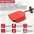 thumbnail image 3 of 2X Power Wheels Adapter for Bauer 20V Battery, DIY Adaptor for Bauer 20V Battery, Power Station Conversion Kit with Fuses, Terminals, 14AWG Wire, Converter for Rc Car Toys, Robotics, Rc Truck, 3 of 8
