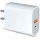 thumbnail image 1 of Cargador de Carga Rápida 20W 2 en 1, HONGHCL Cargador USB C y USB A 3.0, Cargador Portátil con Puerto Dual Cargadores, 1 of 3