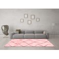 thumbnail image 3 of Ahgly Company Machine Washable Indoor Rectangle Solid Red Modern Area Rugs, 8' x 10', 3 of 4