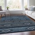 thumbnail image 5 of Dalyn Rugs Machine Washable Indoor/Outdoor Chantille Teal 9' x 12' Rug, 5 of 9