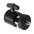 thumbnail image 2 of Mosiee Adaptateur de Tête de Boule Portable de Haute Qualité Ajustement d'Angle Rotation 1/4 360 Degrés Vis 3/8 pour Support de Micro de Caméra Reflex, 2 of 9