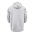 thumbnail image 4 of Ramiter Men'S Pullover Hoodies, Thermal Warm Winter Hooded Sweatshirt, Sports Running Workout Hoodie Sweatshirts for Men White,S, 4 of 4