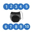 thumbnail image 4 of 10 marcadores numerados para el suelo, tapetes de entrenamiento de habilidades, velocidad, agilidad, gimnasio, práctica de suelo, marcadores de disco Azul, 4 of 8