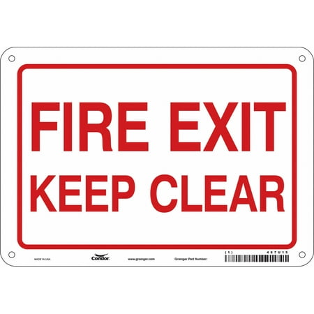 

Condor Safety Sign 7 in x 10 in Aluminum 467U15 467U15 ZO-G5072230