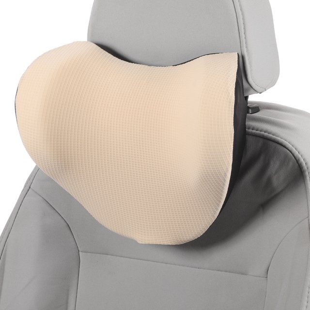 Almohada para reposacabezas de automóvil Unique Bargains Almohada ergonómica para el cuello y soporte para el cuello