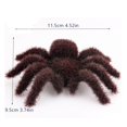 thumbnail image 3 of XDDST 2Pcs 4.5in Halloween Decorations Big Spider Artificial Spider Decoration Simulated Model Realistic Black Soft Hairy Scary Spideer Educational Learning Toys Gifts, 3 of 5