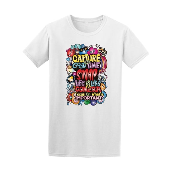 Capture A Good Time Snap Tee Men's -Image by Shutterstock