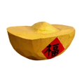 thumbnail image 1 of Lingote de oro chino decorativo, adorno de escritorio, coleccionable, centro de mesa, Feng Personaje fu, 1 of 9
