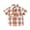 A, variant on KYAIGUO 1-5 Years Boys Short Sleeve Button down Shirt Summer Plaid Casual Shirts for Baby Toddler