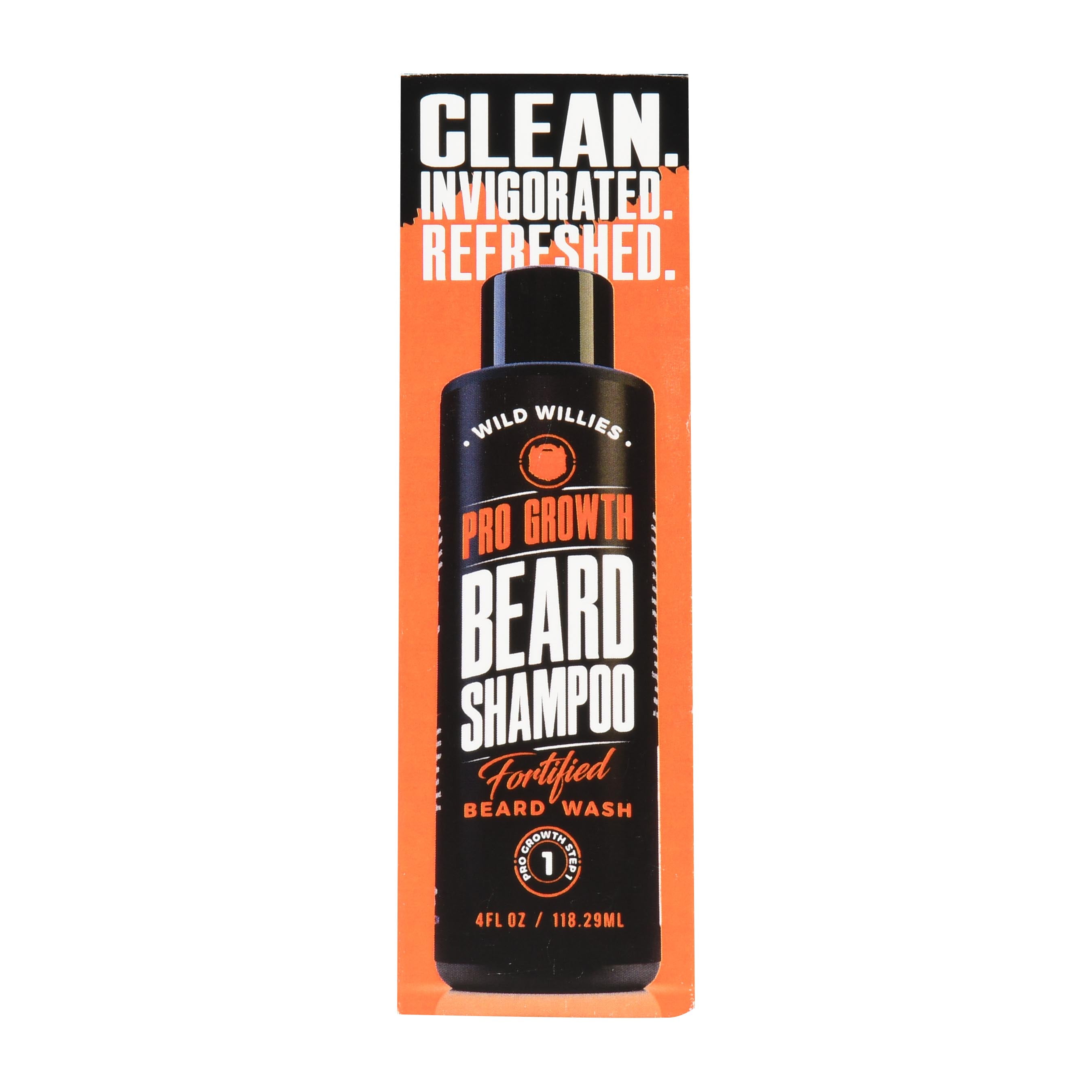 Wild Willies Beard Wash, Premium Beard Shampoo, 4 oz