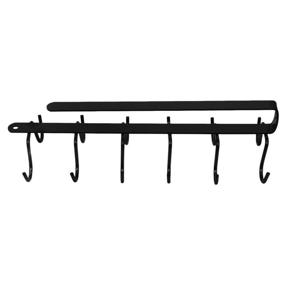 Worgeous Under Cabinet 12-Hook Hanger Sliding Installation Kitchen Utensil Row Hooks Hanger