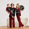 thumbnail image 4 of Conjunto de pijamas navideños familiares a juego, camiseta de manga larga y pantalones largos, conjunto familiar, ropa de dormir para el hogar, 4 of 8