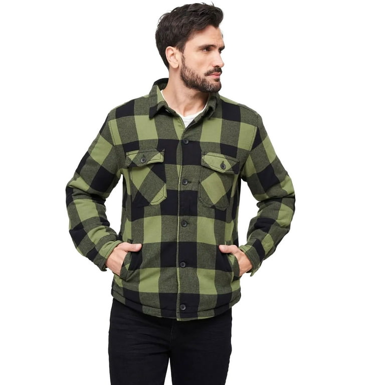 BRANDIT INDIVIDUAL WEAR Adult Male Flannel Lumber Jacket, Color