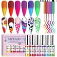 thumbnail image 1 of Set de esmaltes de uñas en gel SAVILAND Temperature Color Change x6, 1 of 5