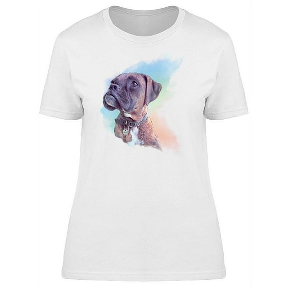 Boxer Dog Breed T-Shirt Women -Image by Shutterstock, Female x-Large