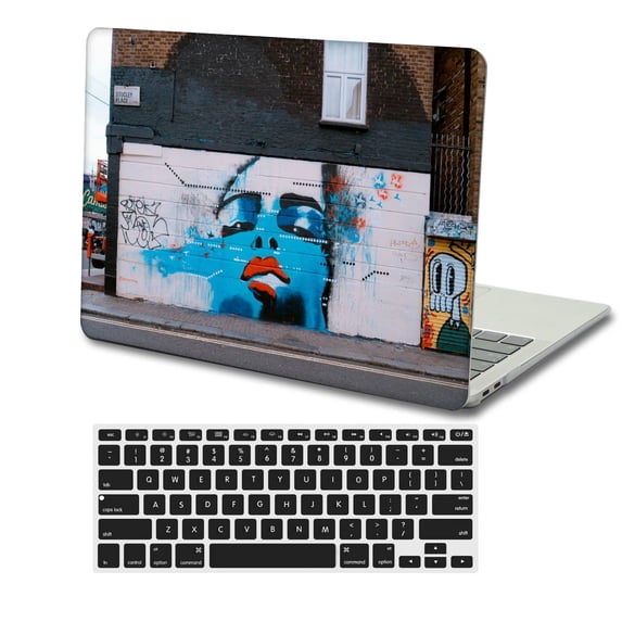 KSK KAISHEK Hard Case Shell Cover Only Compatible MacBook Air 13" with Retina Display and Touch ID USB Type-C + Black Keyboard Cover Model: A1932&A2179&A2337 m1 (Painting A 0016)