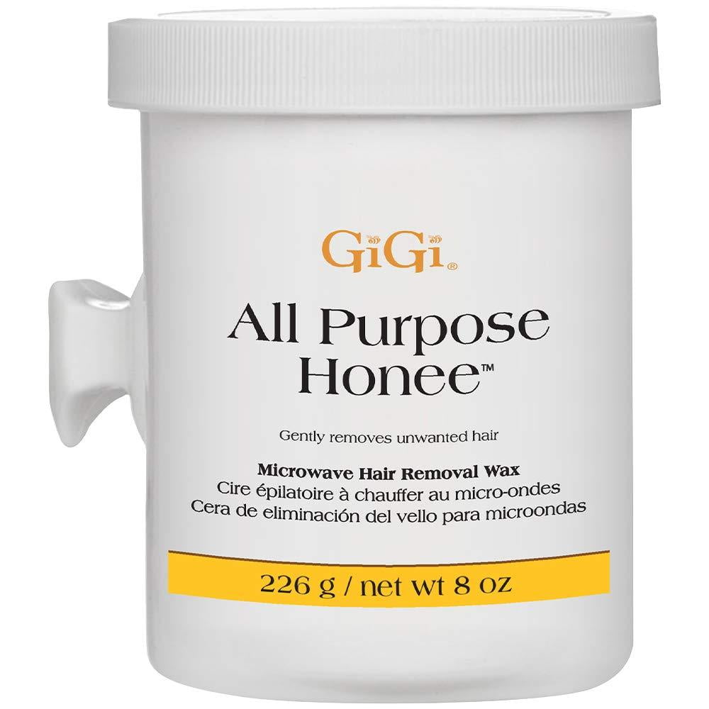 GiGi All Purpose Honee Microwave Hair Removal Wax, 8 Ounces 8 Ounce