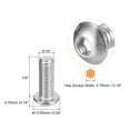 thumbnail image 2 of Unique Bargains 5/16-18x7/8' Button Head Socket Cap Screws, 10 Pack 304 Stainless Steel Screws, 2 of 4