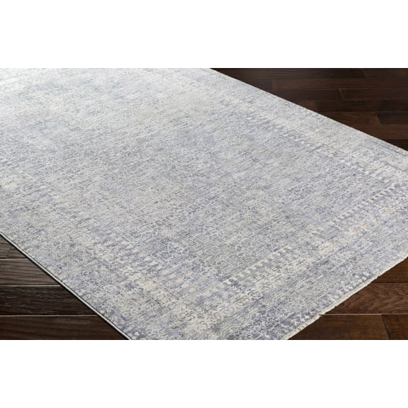 Hauteloom Foley Living Room, Bedroom Area Rug - Traditional - Blue, Sage, Medium Gray - 2' x 3'3"