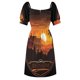 thumbnail image 5 of Vestido de manga corta de la ciudad antigua de Jerusalén ropa de mujer novedad de verano 2025 vestido de verano diario, 5 of 6