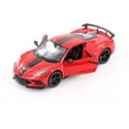 thumbnail image 3 of 2020 Chevy Corvette Stingray Coupe, Red w/Black Stripes - Showcasts 34534 - 1/24 Scale Diecast Car, 3 of 6