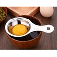 thumbnail image 3 of Pedty Shaver,1 Stainless Steel Egg White Separator,Multifunctional Grater Stainless Steel Egg White Separator Egg Separator Filter,Egg Separators, 3 of 5