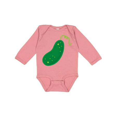 

Inktastic Pickle Gift Baby Boy or Baby Girl Long Sleeve Bodysuit