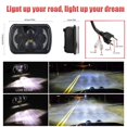 thumbnail image 2 of 7x6 5X7 120W LED Headlight Hi/Low For 86-95 Jeep Wrangler YJ Cherokee XJ Chevy, 2 of 7