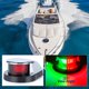 thumbnail image 5 of 2pcs LED Boat Navigation Light Red and Green LED Marine Navigation Light Boat Bow Light for Pontoon and Small Boat (Silver), 5 of 5