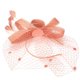 thumbnail image 2 of Boda Mujeres Net Mesh Nupcial Cara Velo Sombreros Novias Tocado Accesorio para el cabello (Rosa), 2 of 8