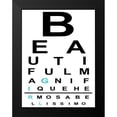 thumbnail image 2 of Prime, Marcus 15x18 Black Modern Framed Museum Art Print Titled - Beauty Chart, 2 of 5