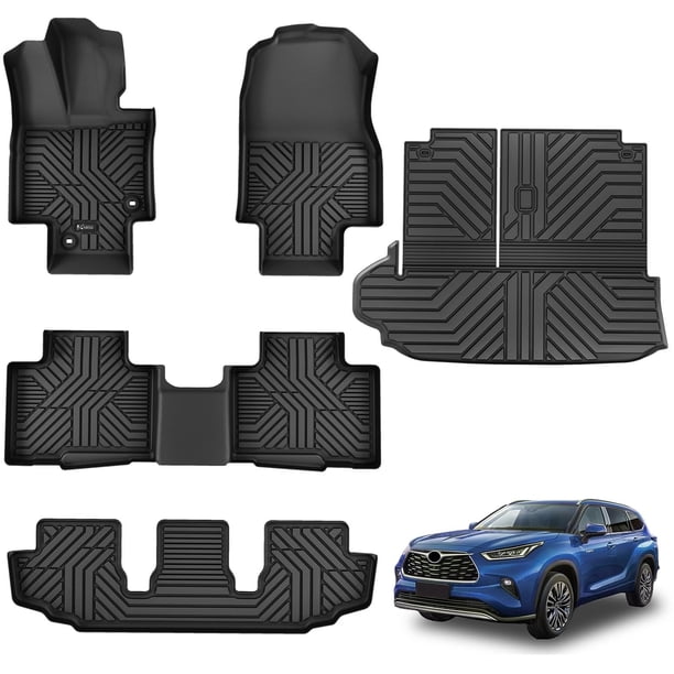 Alfombrillas KARPAL Toyota Highlander 2020-2025 de 7 plazas TPE