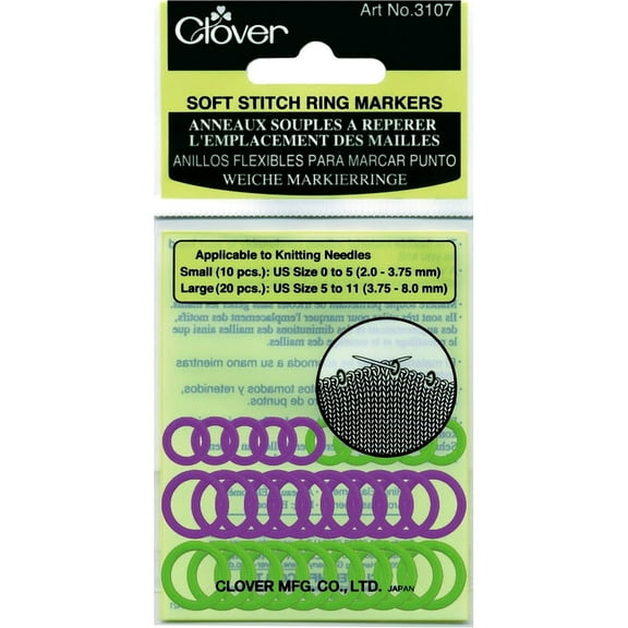 Soft Stitch Ring Markers