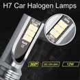 thumbnail image 3 of 1 juego de bombillas LED para faros delanteros de coche H1 H3 H4 H7 H11, color blanco, 12 W, 12 V, 26 000 lm, antiniebla, 6000 K, alta potencia de 24 V, H4, 3 of 5