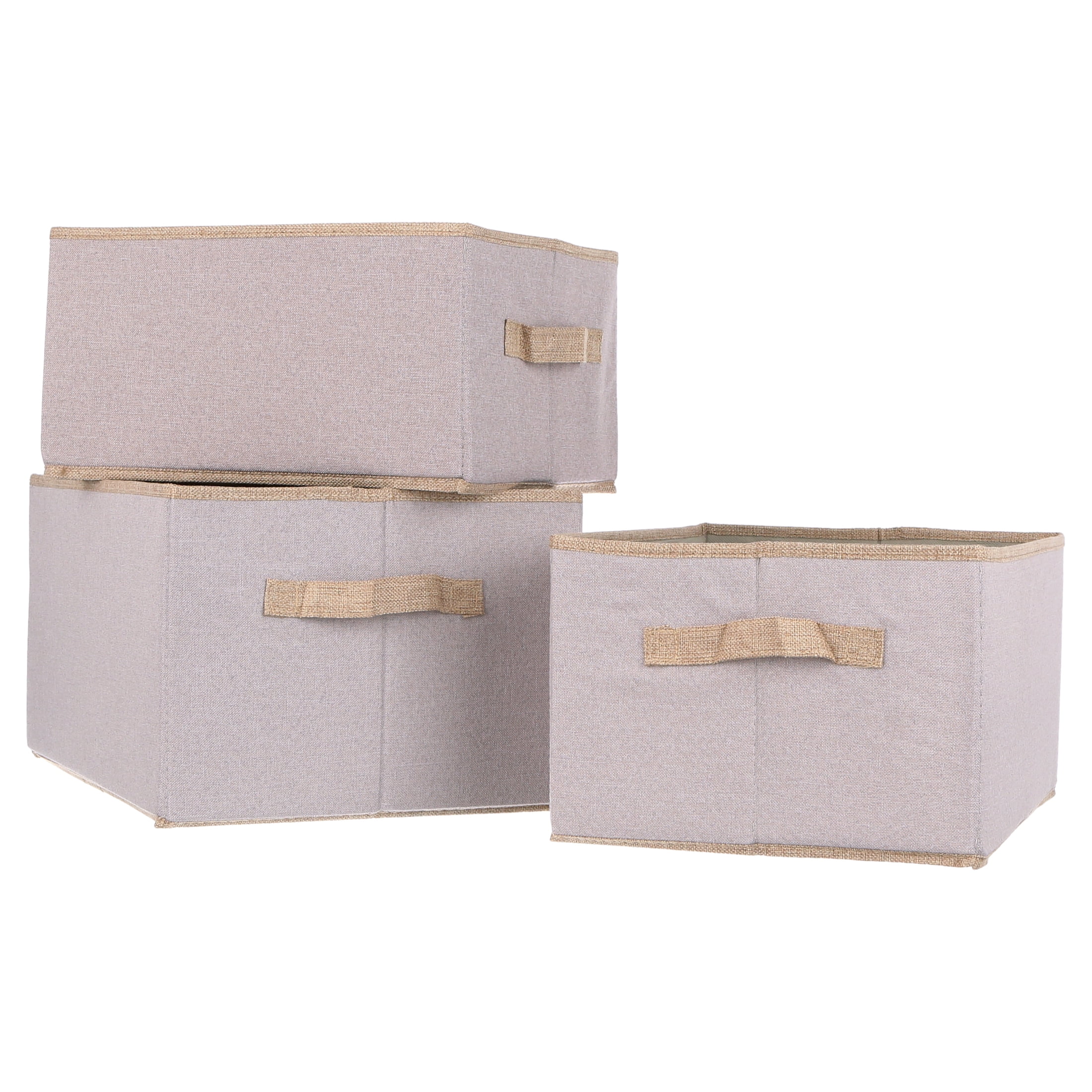 Urban Shop Linen Storage Bins (Set of 3)
