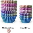 thumbnail image 4 of 300-Count Purple Blue Gradient Cupcake Liners: Food Grade Baking Cups for Cupcake Wrapping and Baking(Standard Size), 4 of 4