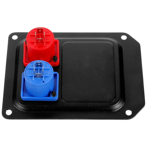 Audio Speaker Double Hole Panel Mount Socket Connector