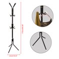 thumbnail image 6 of Coat Rack, iMounTEK 12 Hook Standalone Stainless Steel Hat Stand Clothes Hanger Hall Tree, Black, 6 of 8