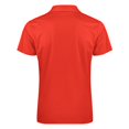 thumbnail image 5 of Pure Red Men Zipper T-shirt Summer Casual Short Sleeve T-shirt Top, 5 of 7