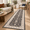 Black-2' x 12' (Rectangular)-1, variant on 9x12 Living Room Area Rugs: Large Washable Non Slip Vintbedroom Rug Boho Soft Indoor Low Pile Carpet Durable Stain Resistant Thin