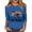 Blue, variant on Women's 250th America Anniversary Independence 250 Years of Freedom 3/4 Sleeve Crew Neck T-Shirt